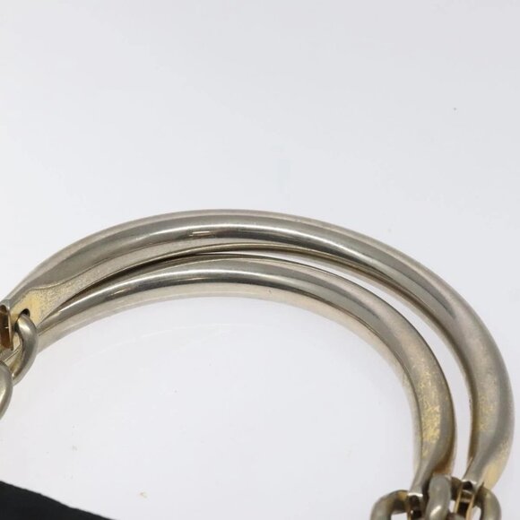 PRADA Hand Bag Nylon Metal Black Gold Auth 130971 - Picture 9 of 16